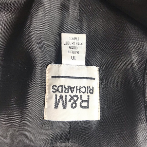 R & M Richards Black Evening Dress - Picture 3 of 4